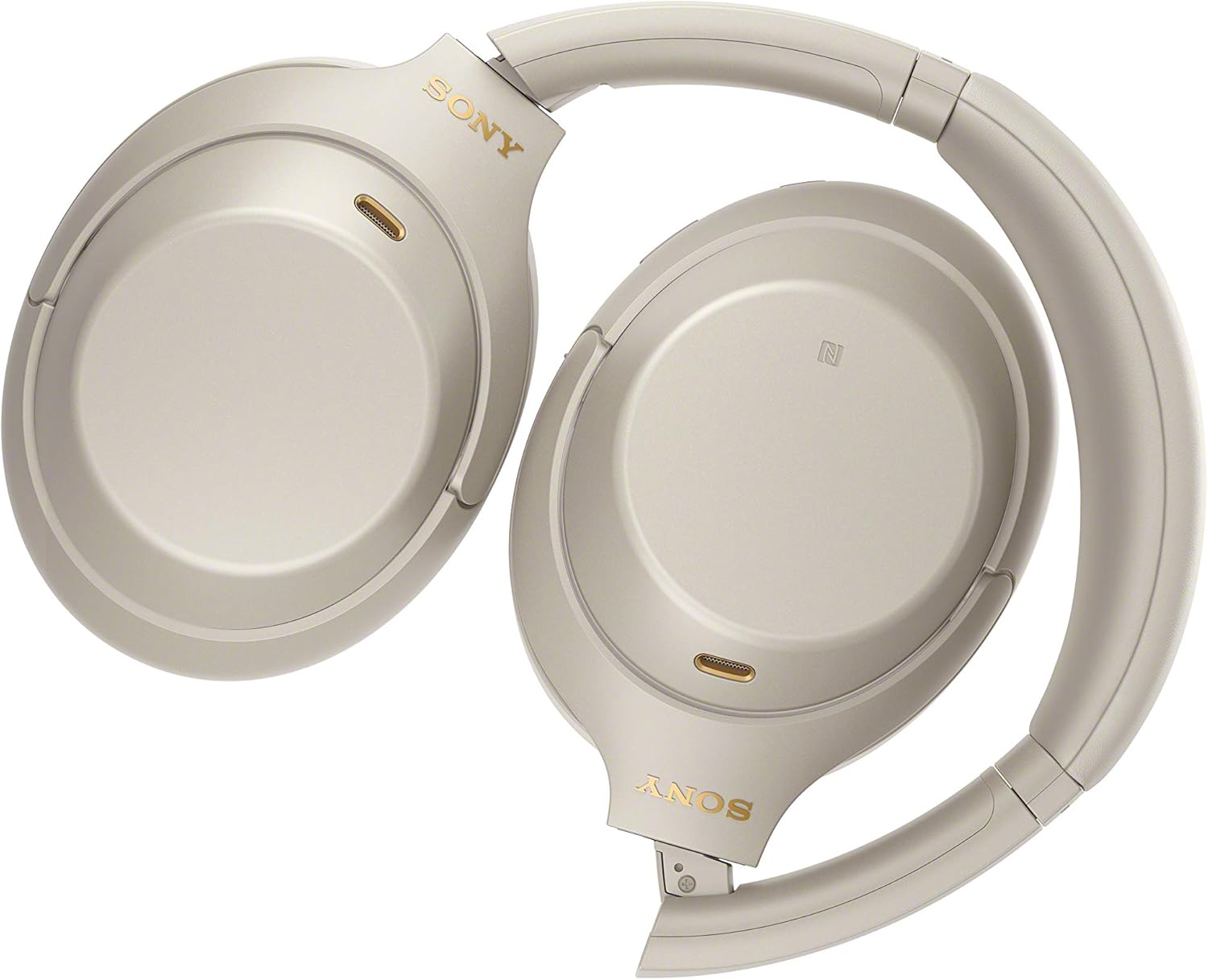 سماعات رأس لاسلكية Sony WH-1000XM4 مزودة بخاصية إلغاء الضوضاء - عمر بطارية يصل إلى 30 ساعة - تصميم فوق الأذن - مُحسّنة لـ Alexa ومساعد Google - مع ميكروفون مدمج للمكالمات الهاتفية - فضي