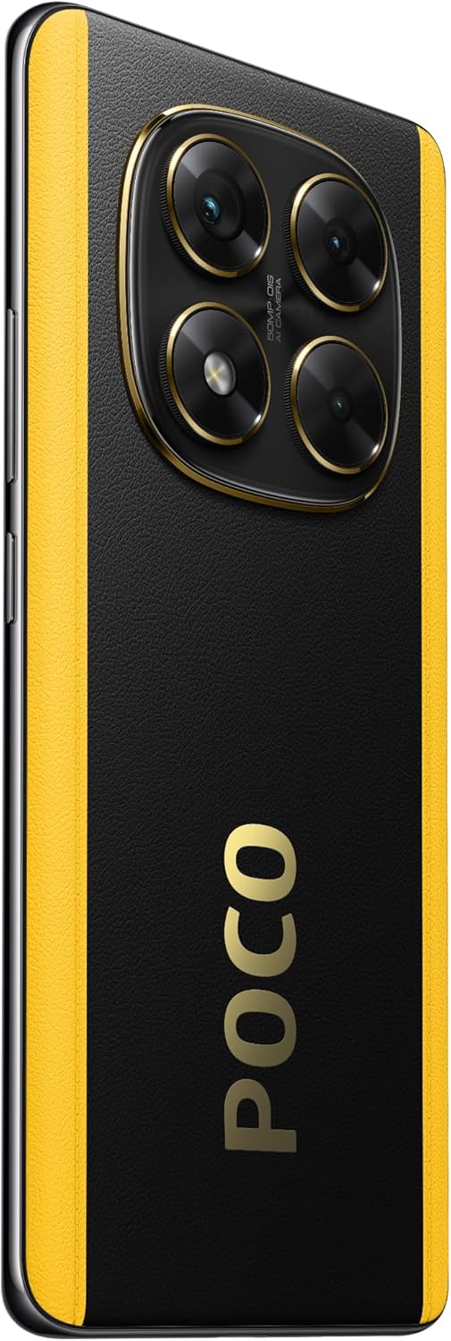 POCO X7 Black 12GB RAM 512GB 5G Mobile | Mediatek Dimensity 7300-Ultra | 1.5K 120Hz AMOLED curved display | 50MP main camera with OIS | IP68 & 5110mAh battery