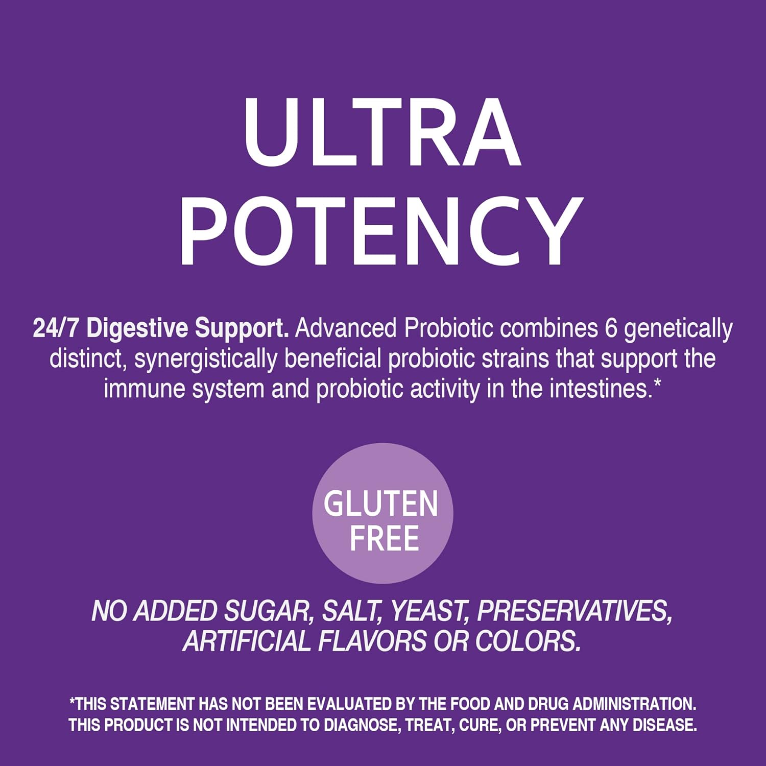 Advanced Probiotic Dietary Supplement Digestive And Immune Health Support 20 Billion Live Probiotic Cultures 60 Capsule