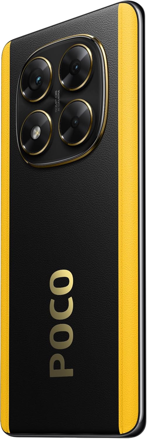 POCO X7 Black 12GB RAM 512GB 5G Mobile | Mediatek Dimensity 7300-Ultra | 1.5K 120Hz AMOLED curved display | 50MP main camera with OIS | IP68 & 5110mAh battery