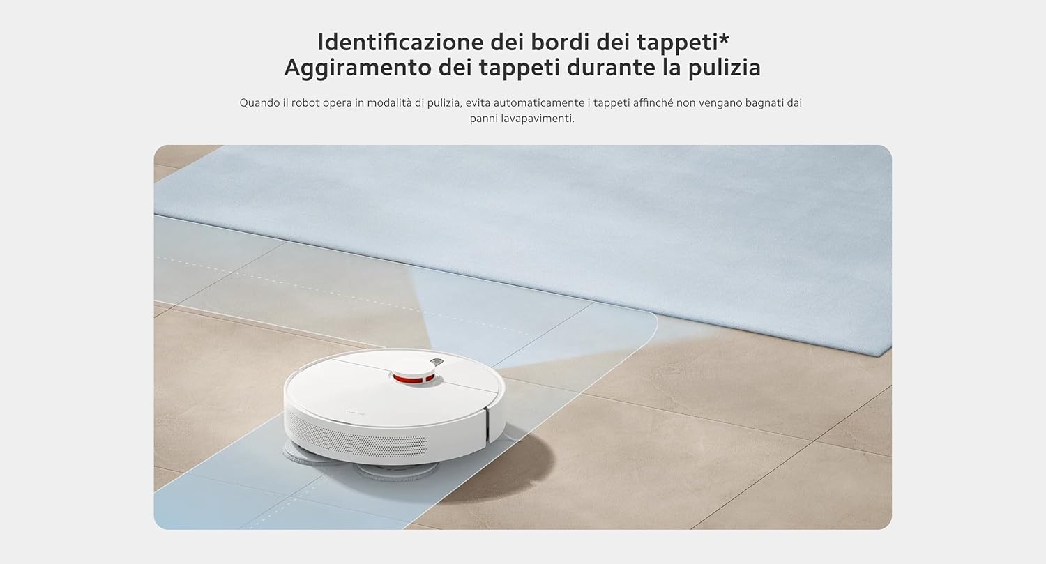 Xiaomi Robot Vacuum S10+| Dual Pad Pressure | Powerful Suction Fan Blower- 4000pa| Smart 3D obstacle avoidance | with a 5200mAh Battery capacity |Remote control via Xioami Home App Control | White