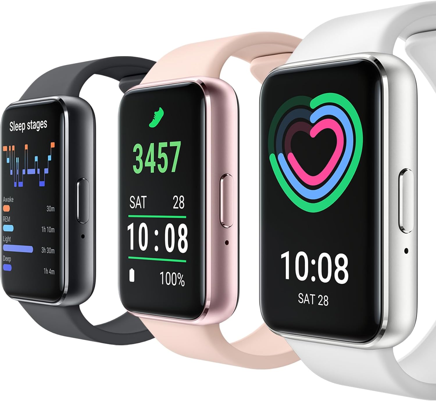 Samsung Galaxy Fit3 Smartwatch, Exercise and Sleep Tracking, Fall Detection, Bluetooth, 40mm, Gray