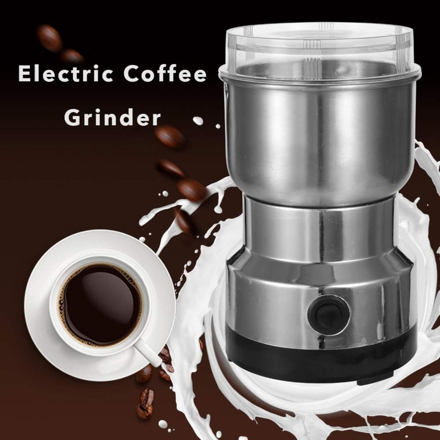 Sandoir Electric Coffee Beans Grinder - 150W Beans Grinder, Kitchen Appliances,Office & Home Use, 300ml Coffee Grinding Machine