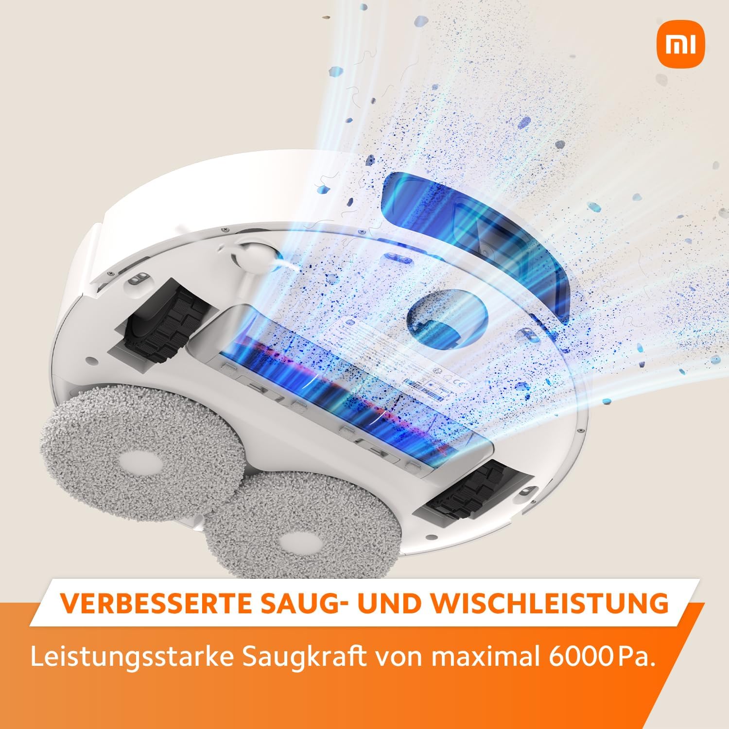 Xiaomi Robot Vacuum X20+ with 6000Pa Suction, All-in-One Station—Auto Mop washing and drying、Auto Self-Emptying, Carpet Detection, LDS Navigation, 140min Runtime, App Control，Alexa/Google Assistant