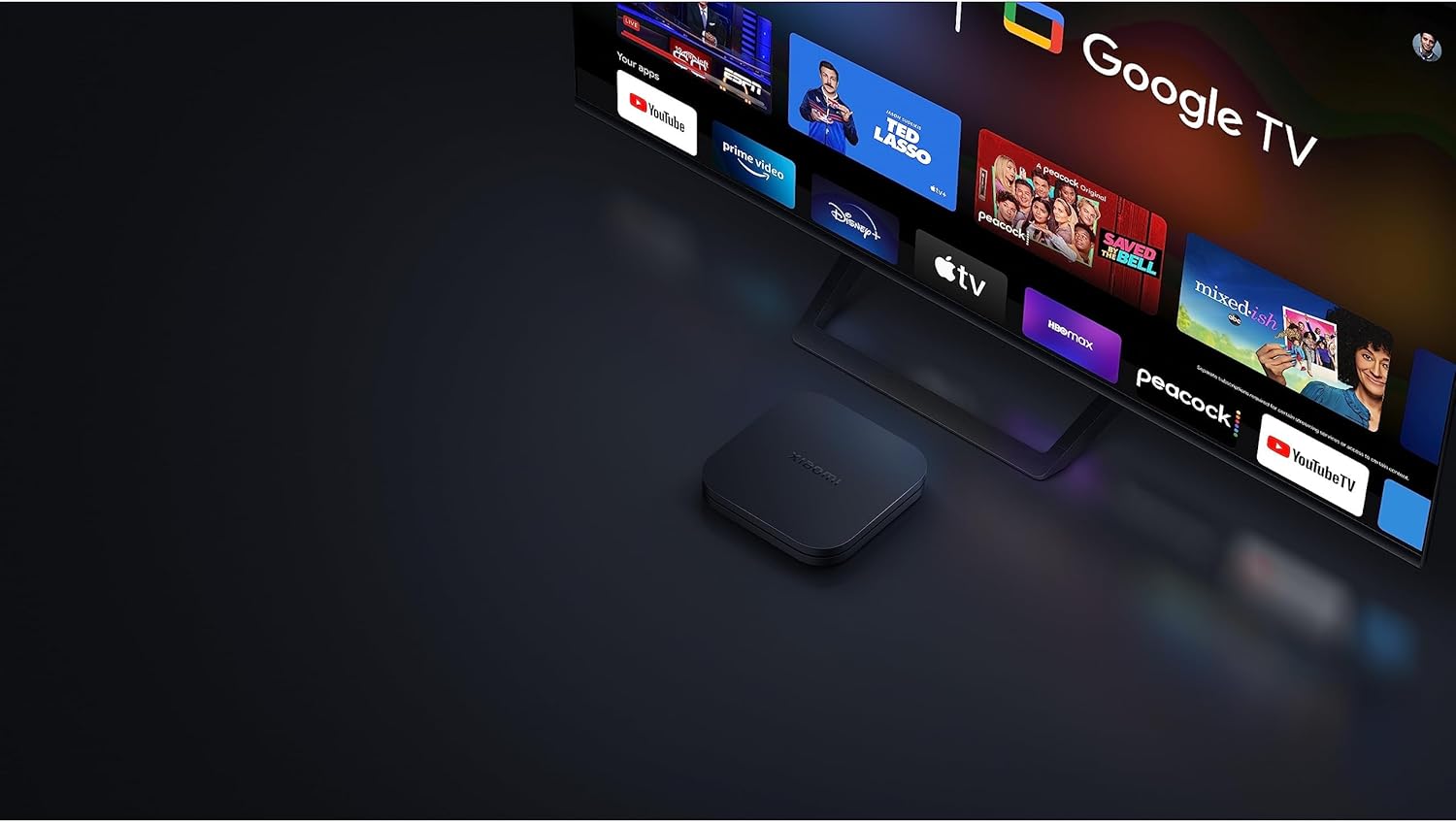 Xiaomi Mi Box S (2nd Gen) with 4K Ultra HD Streaming Media Player |Dual Band Connectivity |Google TV And Google Assistant & Remote Supported - Black