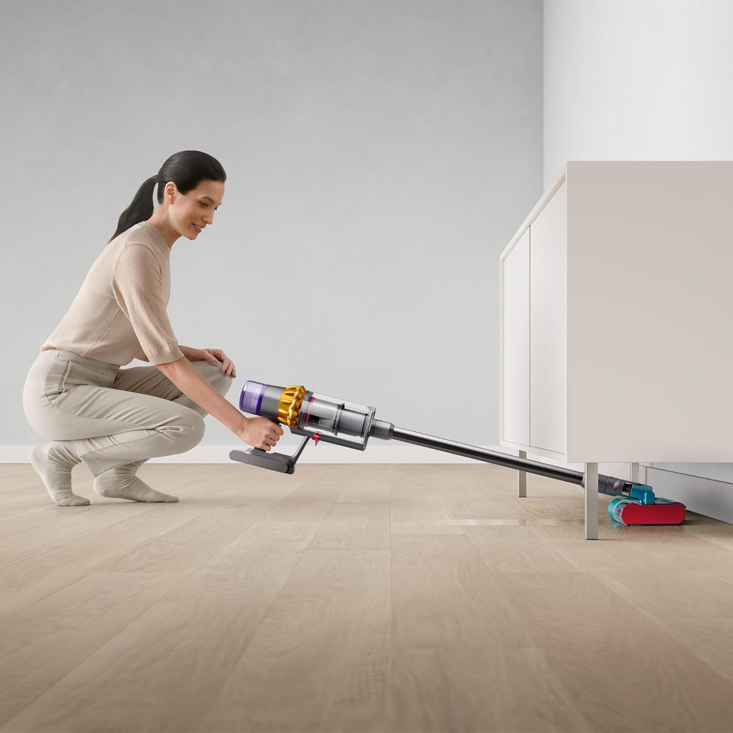Dyson V15s Detect Submarine Vacuum Cleaner, Yellow/Nickel - International Version