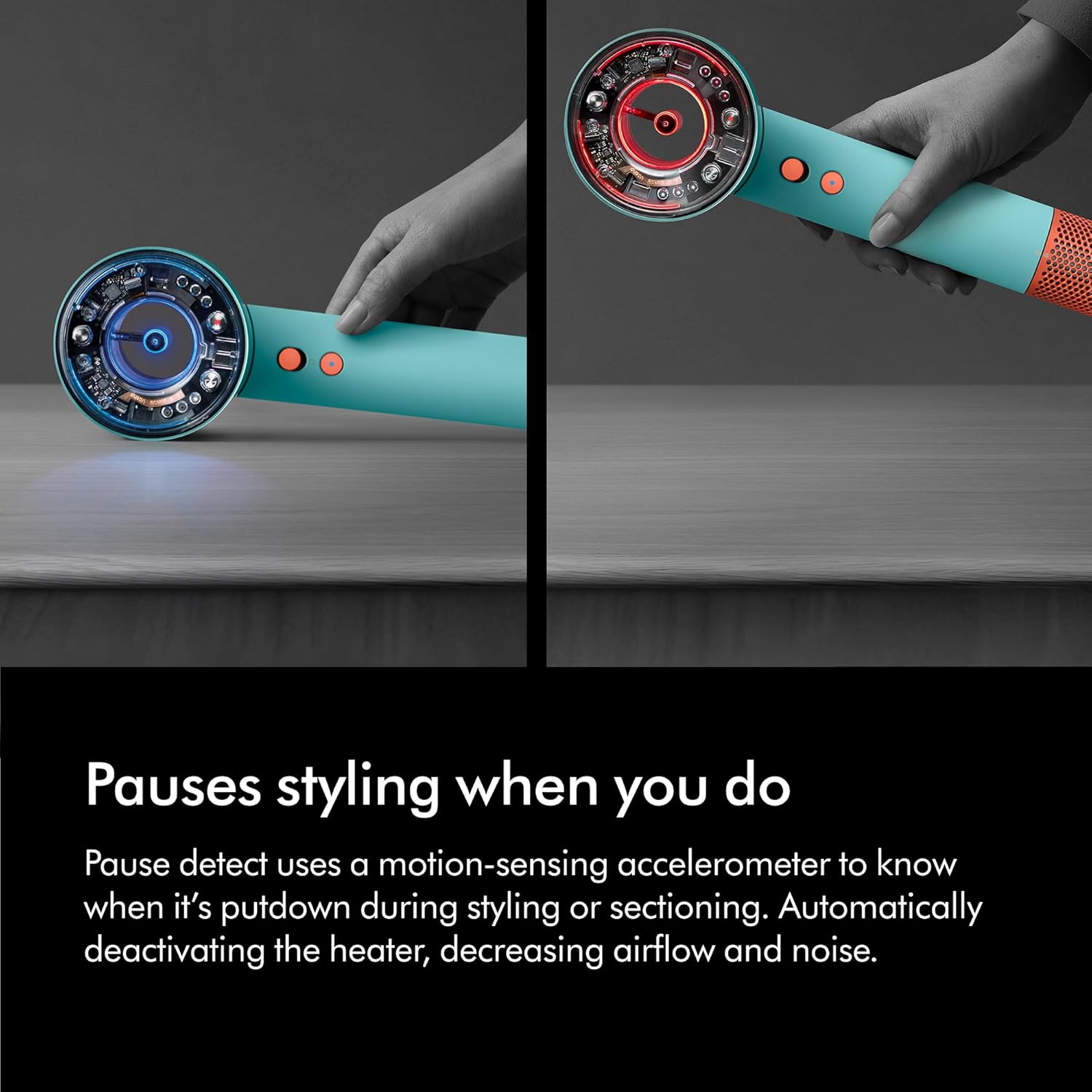 Dyson Supersonic NuralTM Hair Dryer, HD16 Ceramic Patina/Topaz, Hair Care, Intelligent Heat Control, Plastic, Drying & Styling