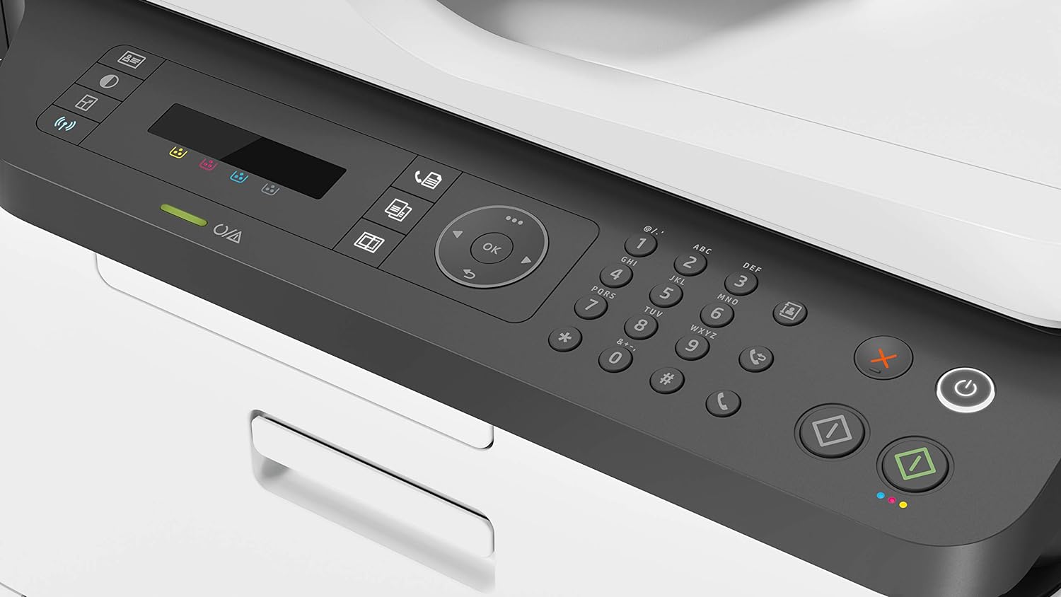 MFP 179fnw Wireless A4 Colour Laser Printer, 4ZB97A 40.6x36.3x28.87cm White/Black