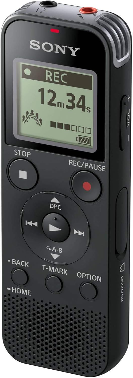 مسجل صوت رقمي ستيريو Sony ICD-PX470 مع مسجل صوت USB مدمج