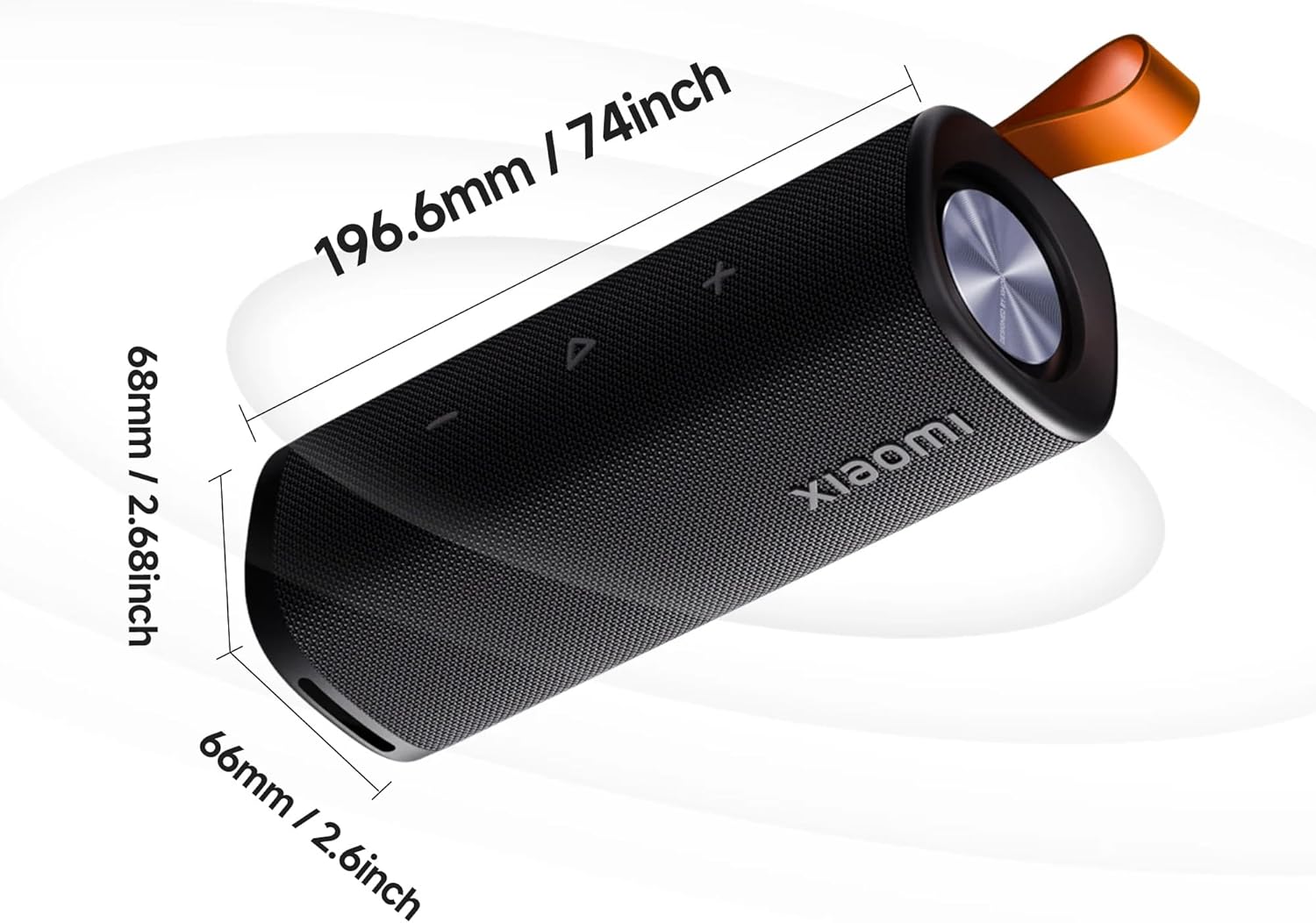 Xiaomi Portable Bluetooth Speaker (30W), Sound, True Wireless Stereo, Bluetooth 5.4, IP68 Waterproof, Long Time Playback, Black