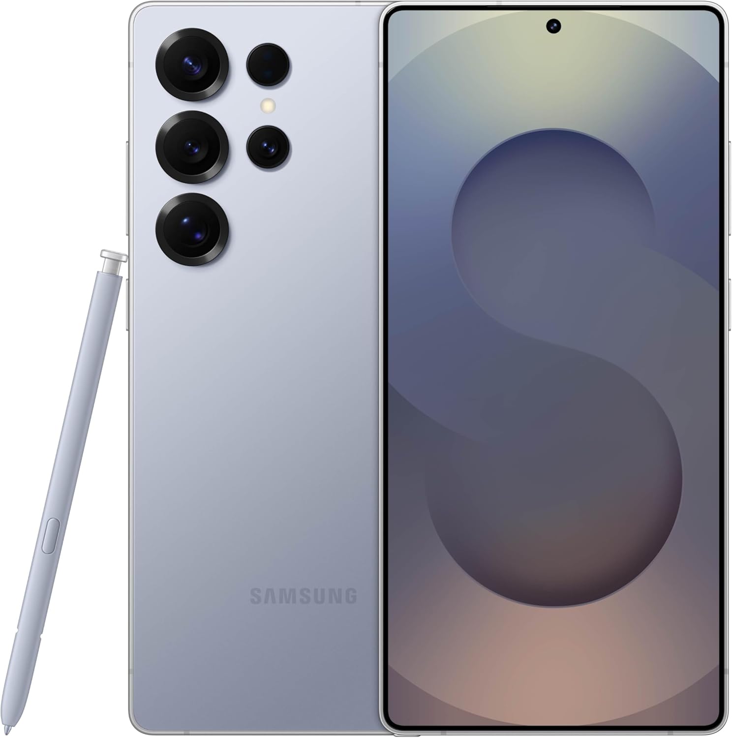 Samsung Galaxy S25 Ultra AI Phone, 256GB Storage, 12GB RAM, Titanium Silverblue, Android Smartphone, 200MP Camera, S Pen, Long Battery Life (International Version)