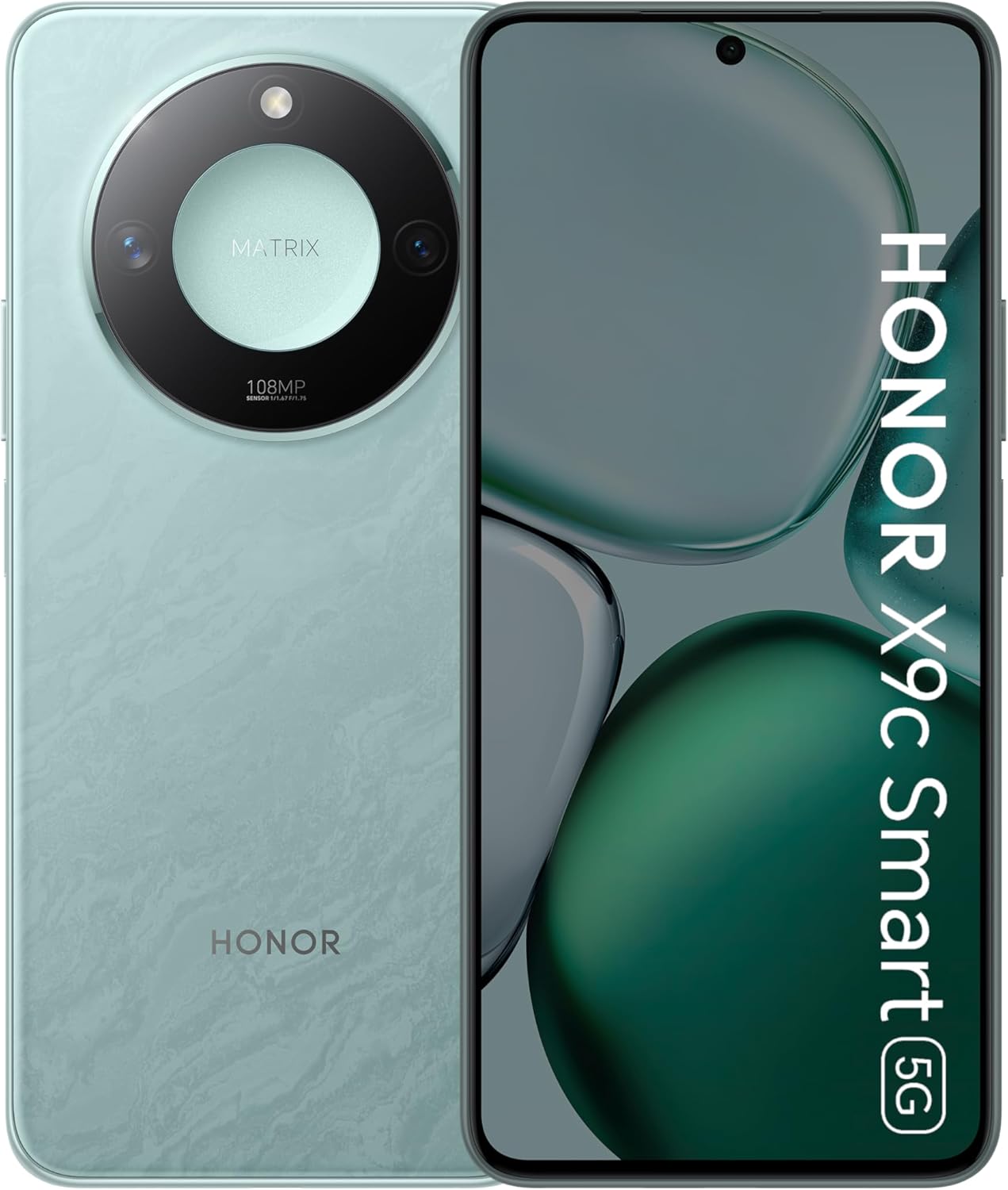 HONOR X9c Smart 5G 12GB RAM 256GB Dual SIM Ocean Cyan - UAE Version