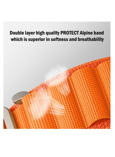 Alpine Loop Apple Watch Band Compatible with 42/44/45/49mm Sizes Stylish and Comfortable Design and Lightweight Polyester