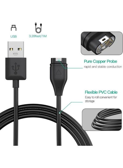 Cable Data Charger for Garmin Fenix 5 5S 5X Plus