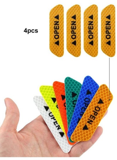 4 Pieces Car Door Open Reflective Warning Stickers