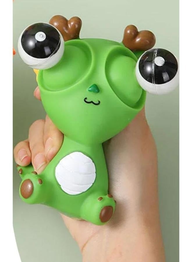 Eye Popping Dragon Worm Squishy Stress Reliever Toy Size: 11cm