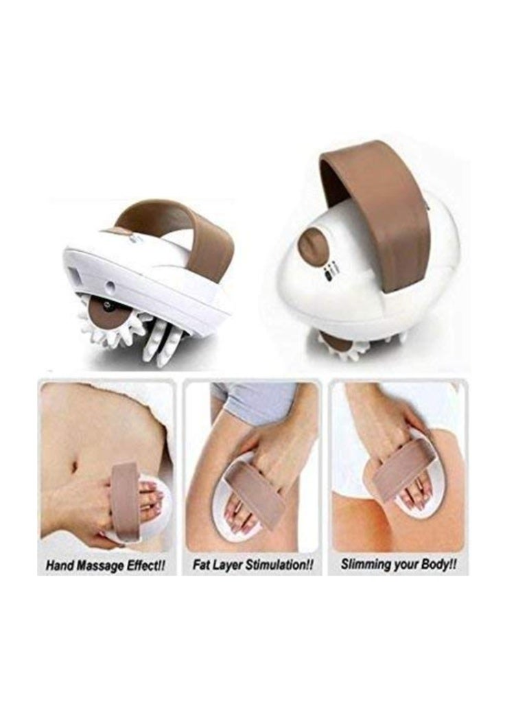 3D Electric Mini Massager, Anti Cellulite Handle Hero Massager 360 Rotate, For Face, Arm, Hand, Neck, Foot and Body