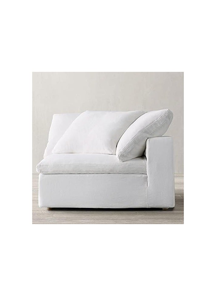 Fabric Sofa White Sofa Set Furniture Modern Chaise Modular Cloud Sofa