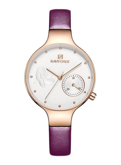 Women's NF5001 Leather Analog Watch