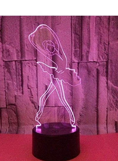 Anime Light Ballet Dancer 3D Light Night Illusion Art Night Light LED Ballet Table lamp Home Lighting Decoration Friend Gift