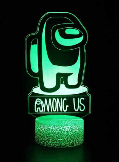 Among 3D Illusion Lamp Game Night Light Table Lamp for Kids Multiple Colour & Flashing Modes and Brightness Adjusted Touch & Remote Control Room Decor Christmas Birthday Gifts for Boys Lovers Lovers