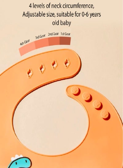Baby Bibs Silicone Bibs Odor Resistant Feeding Bibs Soft Adjustable Waterproof, Mother And Baby Supplies Baby Bib Waterproof Children Silicone Bib