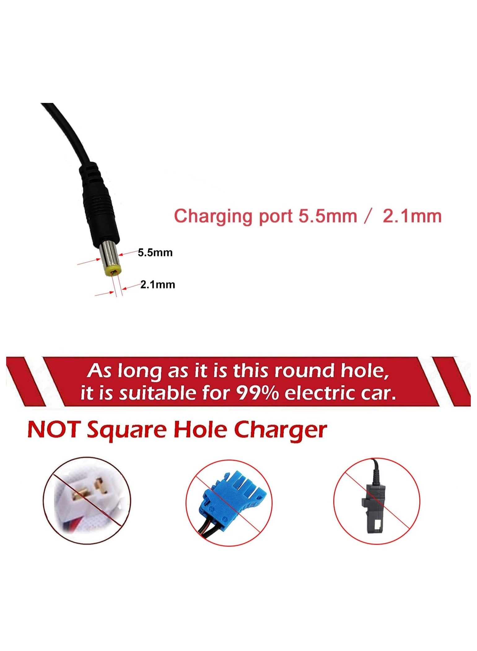 Kids Charger for Ride On Toys Car 12 Volt Battery Class 2 Power Supply for Electric Ride On Car Farm Tractor SUV