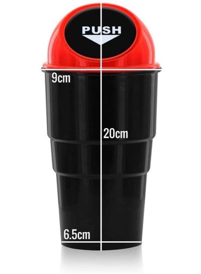 Portable Vehicle Trash Bin with Lid
