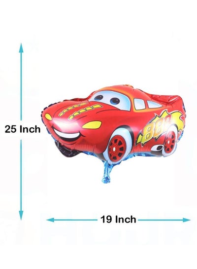 Brain Giggles 5 in 1 McQueen Theme Theme Foil Balloon Set