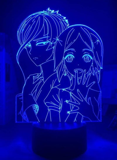 Multicolour 3D LED Night Light Illusion Lamp Usb Anime Boys Acrylic L Glossy Bedroom Room Table Decor Xmas Xmas