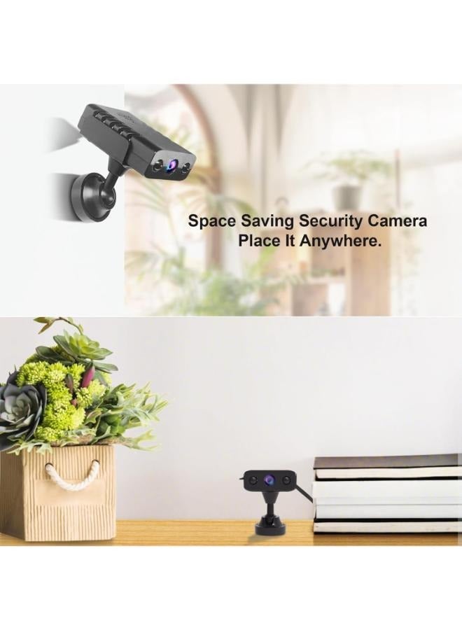 1080P Mini Wireless Wifi Spy Camera Portable HD Security Camera with Night Vision Motion Detection Cloud Storage Remote Viewing for Security with iOS Android Phone APP