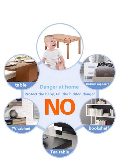 Corner Guards 8 Pack,Clear Corner Protector High Resistant Adhesive Baby Proofing Sharp Table Corner Protector, Improved Tasteless Corner Covers for Furniture Sharp Corner(Large L-Shaped)