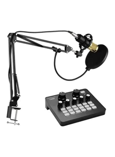 Multi functional live Sound Card L068 With Microphone Set Audio mixer nicam recording