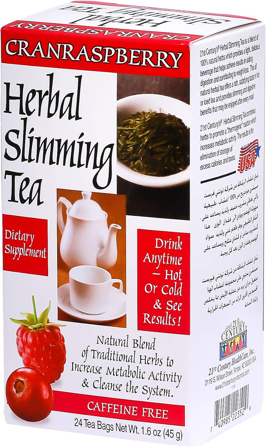 Vitamins Herbal Slimming Tea - Cranraspberry 24Bags