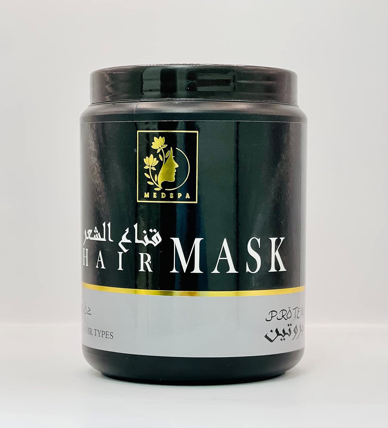 MEDSPA Protein Hair Mask, Intensive Re-vitalizing Treatment with Hyderation, Moisturization and Repair for All Hair Types 1kg. 35oz