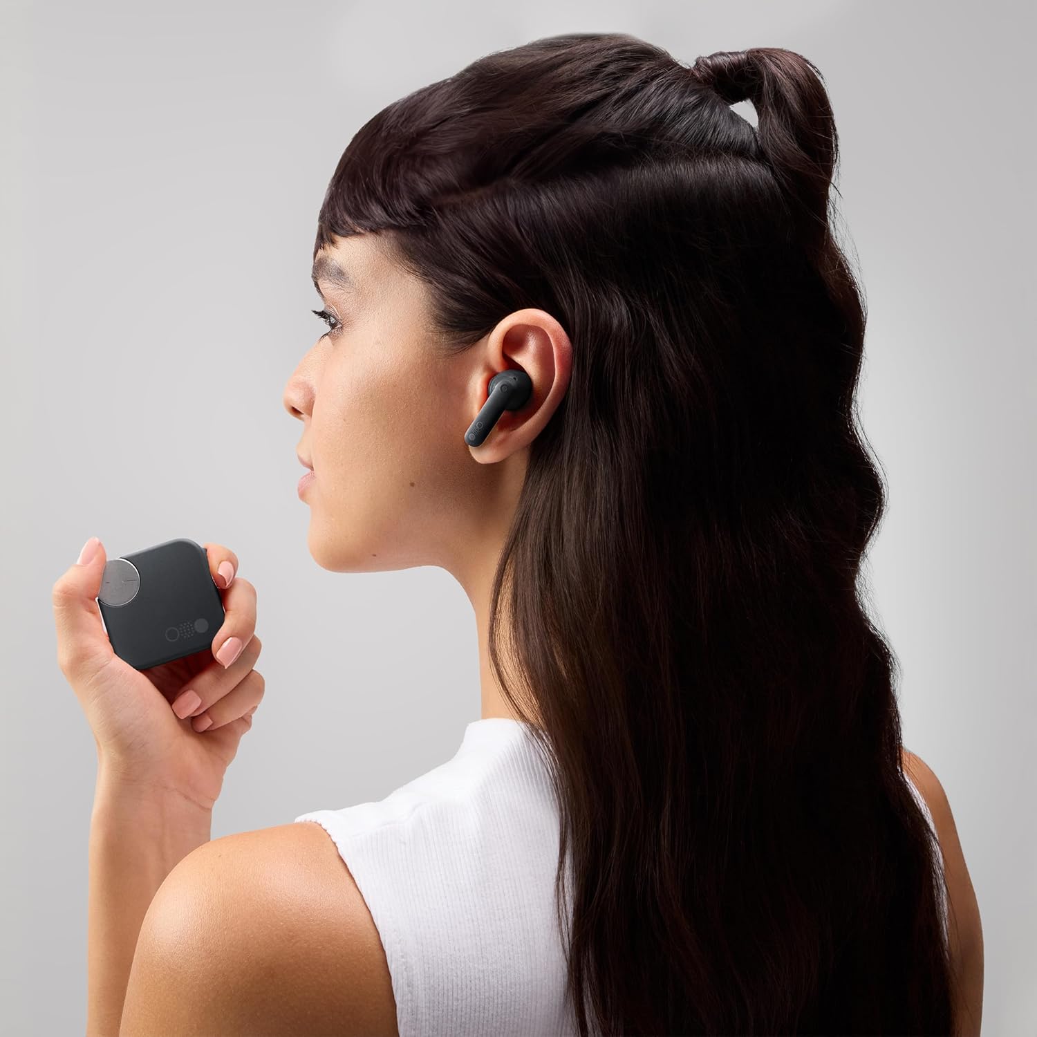 CMF by Nothing Buds Pro 2 Bluetooth Earbuds, ChatGPT Integrated, TWS with Clear Voice Technology 2.0, 50 dB Smart ANC, Up to 11 hrs Battery, Spatial Audio Effect, IP55, Dark Grey, Middle East Version