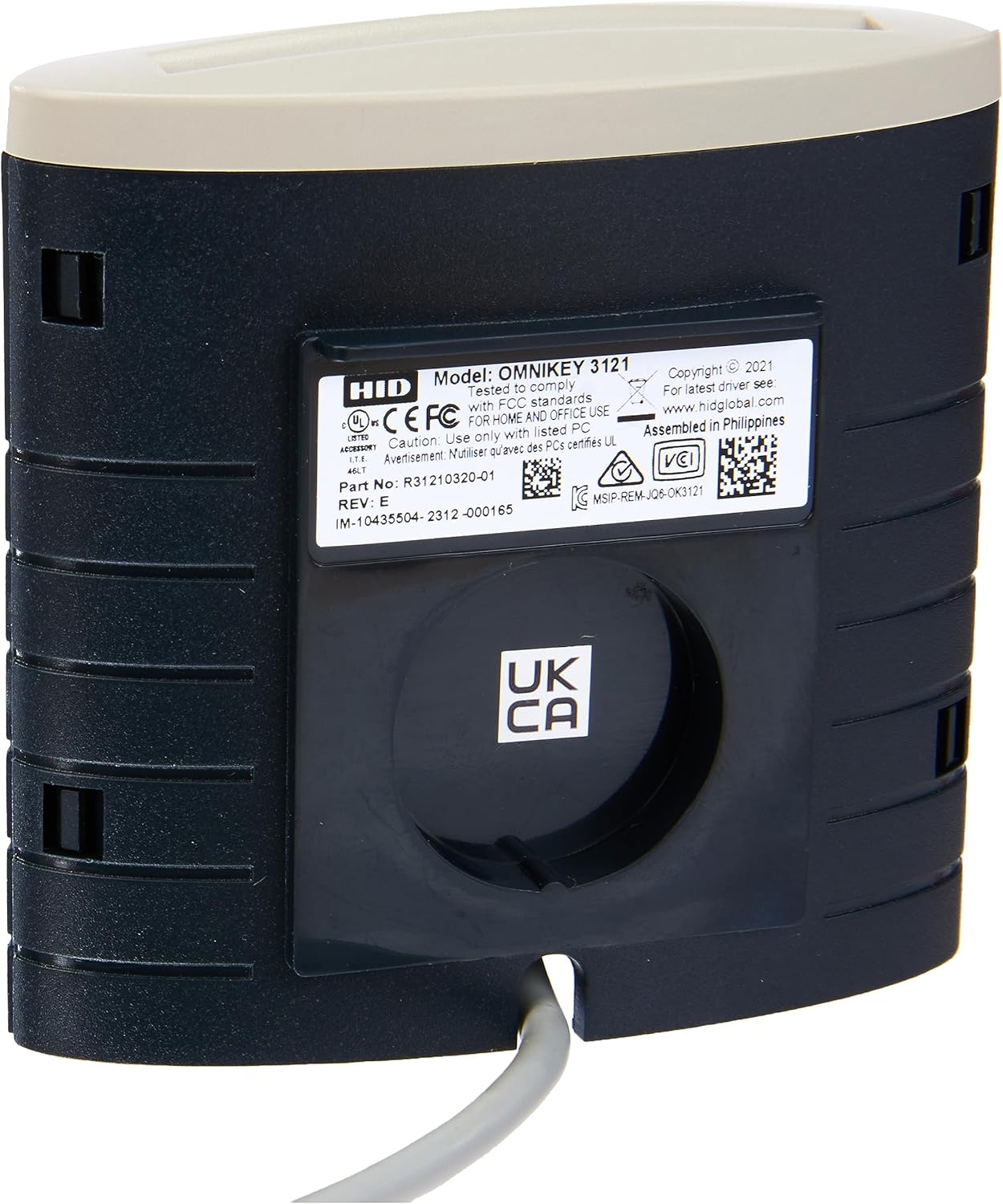 قارئ بطاقات ذكية USB Omnikey 3121 باللون الرمادي