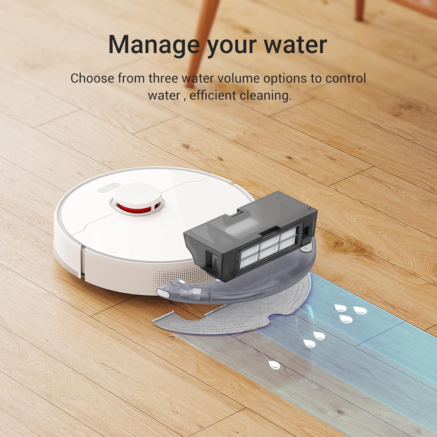 Dreame D10 Plus Robot Vacuum Cleaner & Mop with 2.5L Self Emptying Station, LiDAR Navigation-Obstacle Detection-Editable Map, 4000Pa, Hard Floor-Carpet, 170m Runtime, WiFi/APP/Alexa