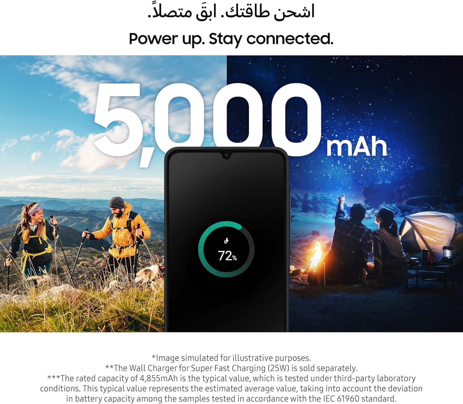 Samsung Galaxy A06 LTE, Android Smartphone, Dual SIM Mobile Phone, 4GB RAM, 64GB Storage, Light Blue (UAE Version)