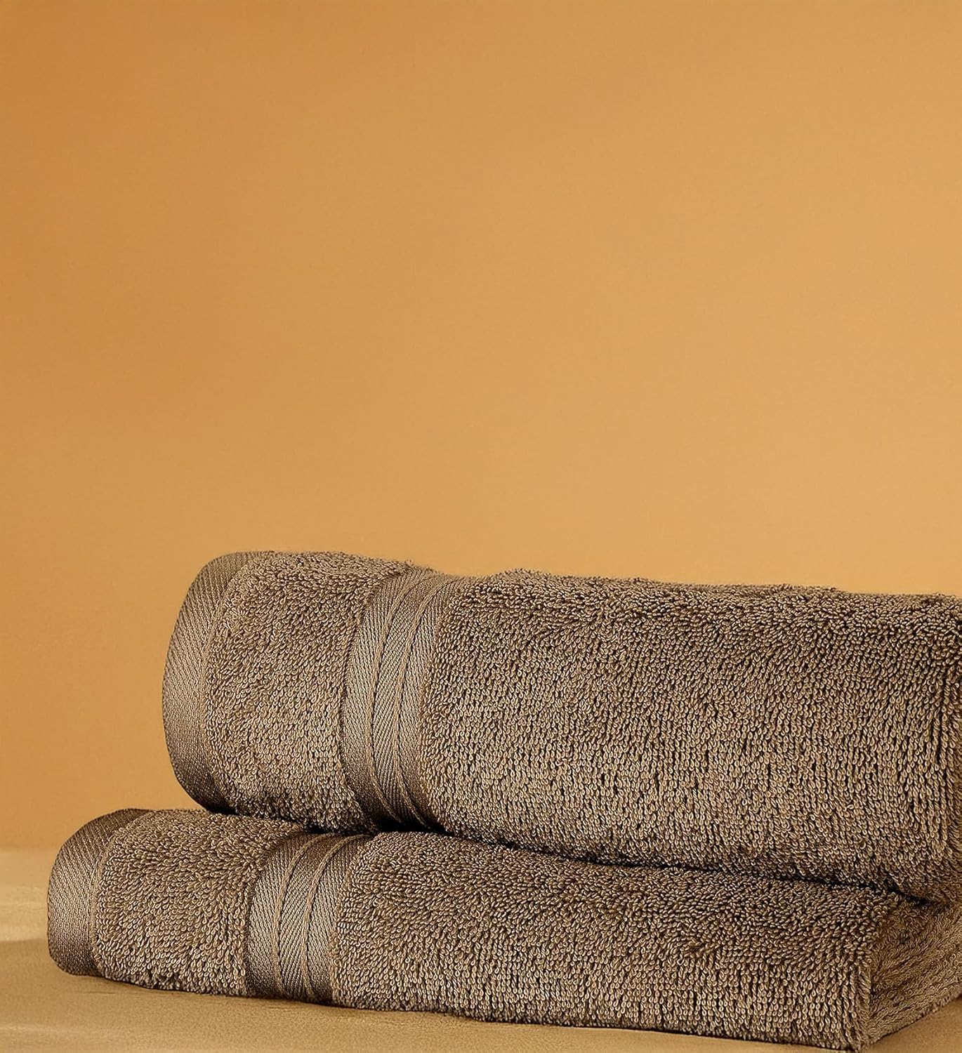 BEYTOR Luxury Bath Towels – 100% Cotton, Ultra Soft, Quick-Dry & Highly Absorbent – Plush & Durable Hotel-Quality Towels for Home, Spa & Gym – Brown (3pcs (90 * 180 cm+ 70 * 180 cm + 50 * 100 cm))