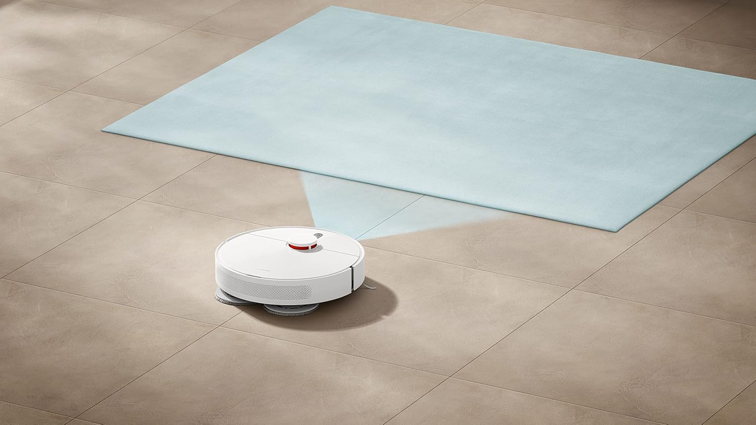 Xiaomi Robot Vacuum S10+| Dual Pad Pressure | Powerful Suction Fan Blower- 4000pa| Smart 3D obstacle avoidance | with a 5200mAh Battery capacity |Remote control via Xioami Home App Control | White