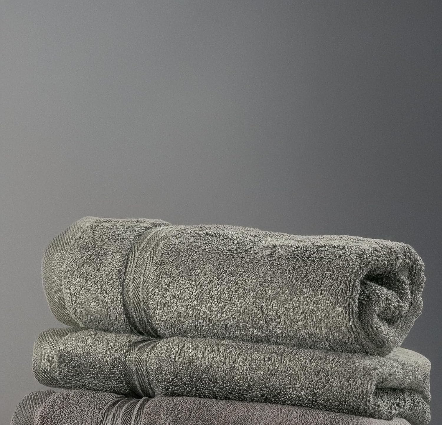 BEYTOR Luxury Bath Towels – 100% Cotton, Ultra Soft, Quick-Dry & Highly Absorbent – Plush & Durable Hotel-Quality Towels for Home, Spa & Gym – Dark Grey (70X140 cm)