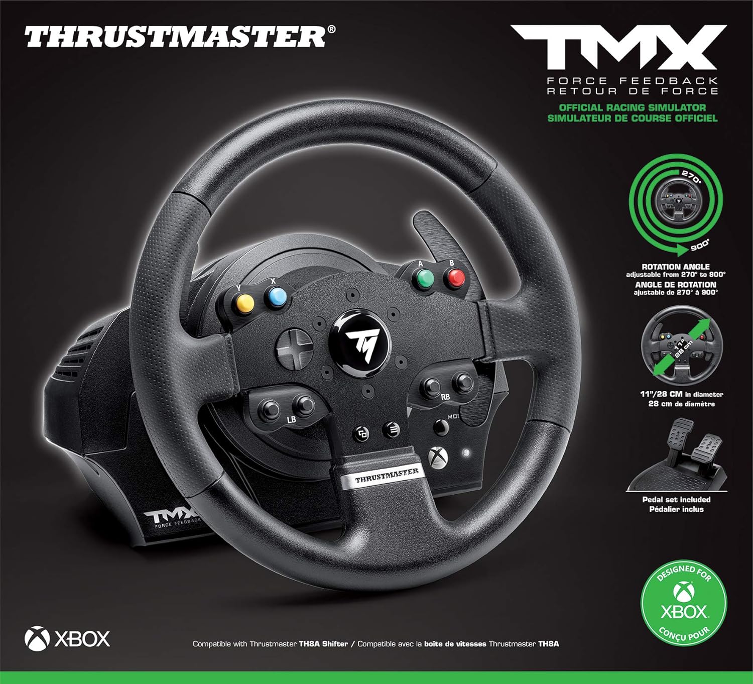 Thrustmaster TMX Force Feedback Racing Wheel (Xbox Series X/S,One,PC)