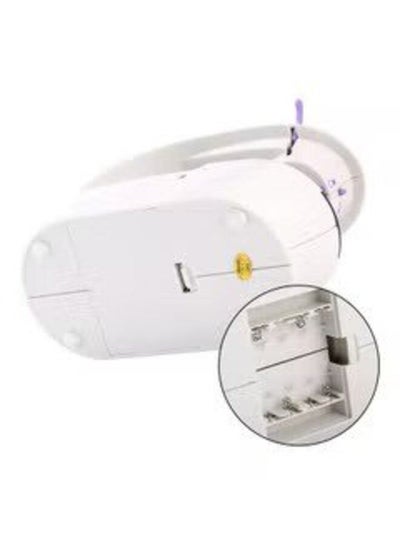 Portable Mini Sewing Machine with 2 speed control White/Purple/Silver