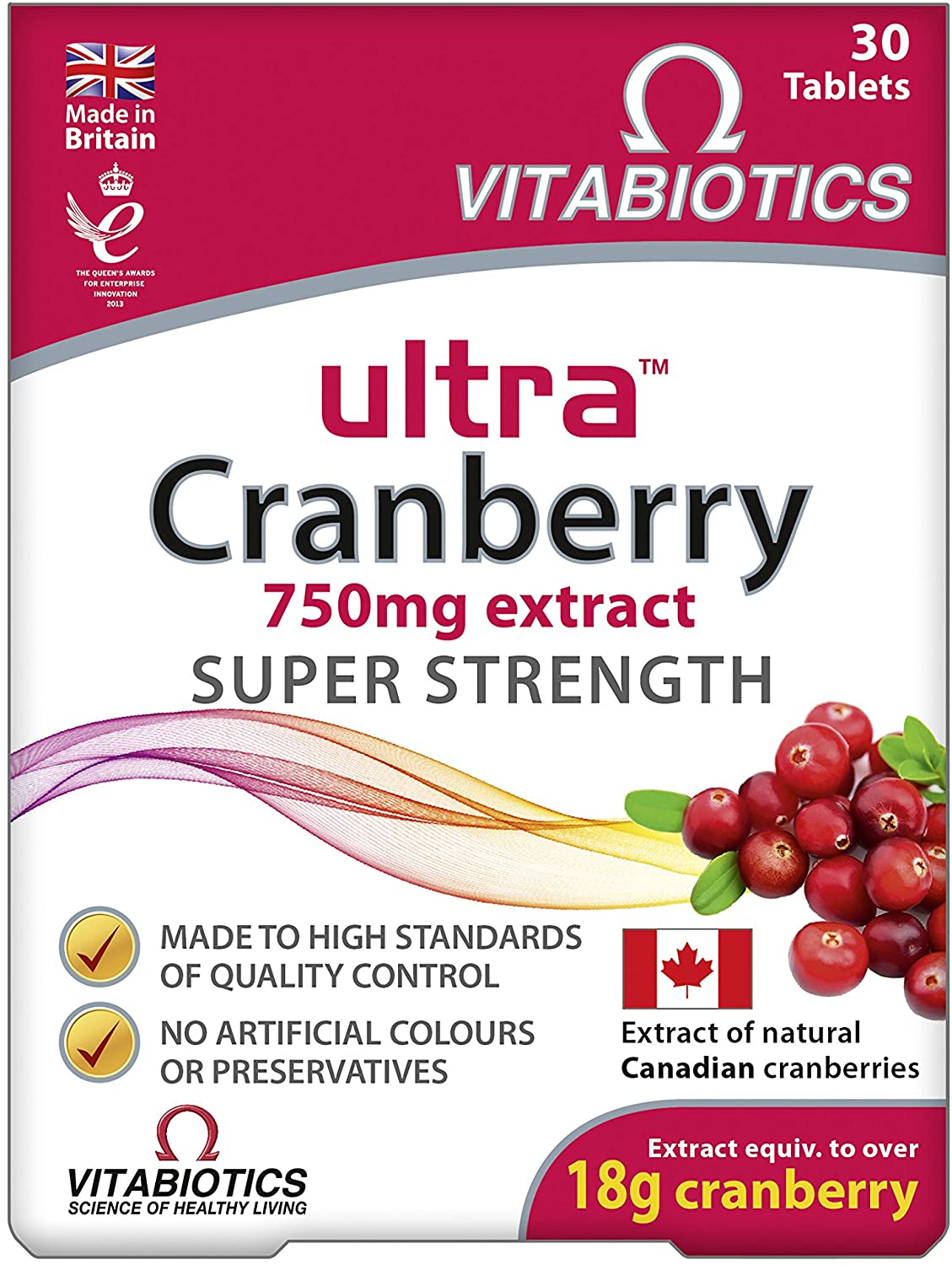 Ultra Cranberry 750Mg Tabs 30S