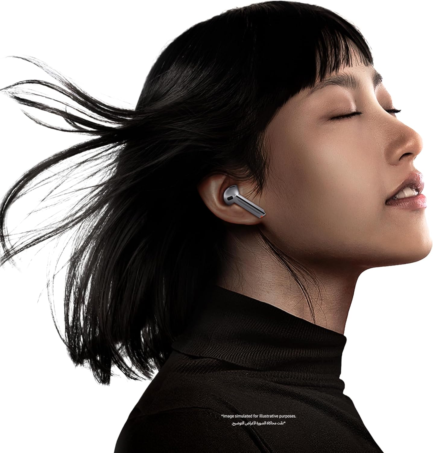 Samsung Galaxy Buds3, Silver, Wireless Bluetooth Earbuds with Adaptive EQ/ANC, Hi-Fi Sound, 360 Audio (UAE Version)