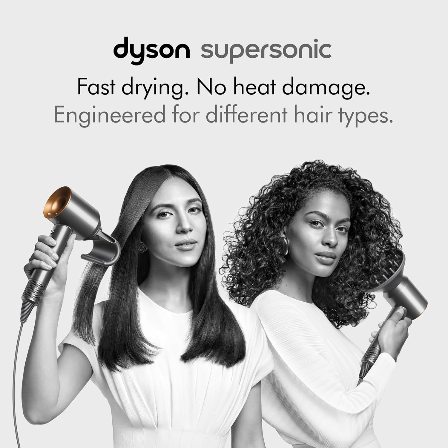 Dyson Supersonic hair dryer, Nickel/Copper - UK/UAE Plug