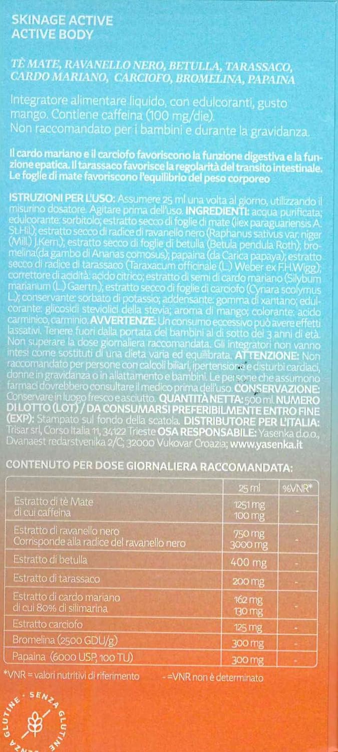 SKINAGE ACTIVE BODY 500ML