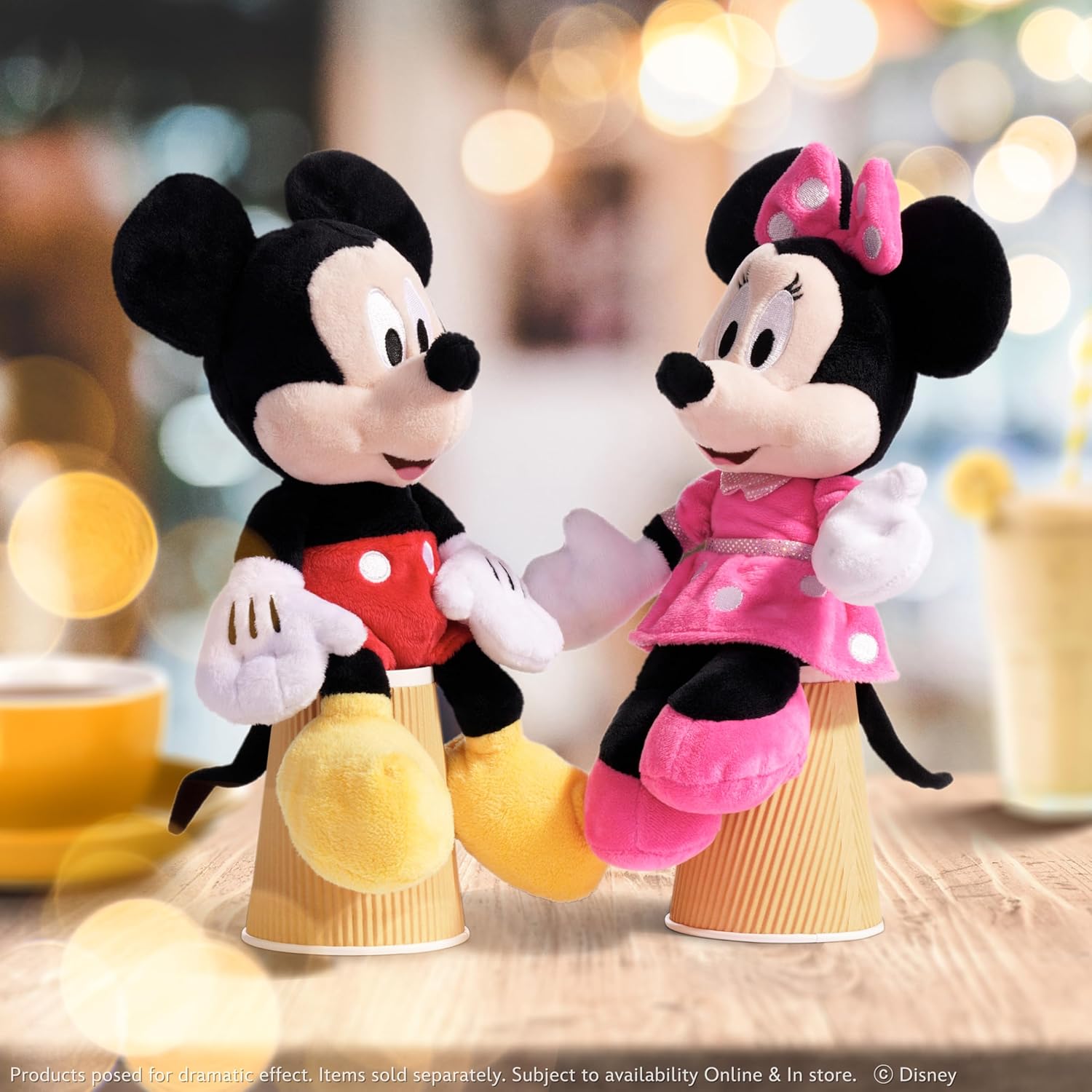 Simba Disney Official - DISNEY MICKEY MOUSE REFRESH CORE MINNIE, Pink, white, 25CM