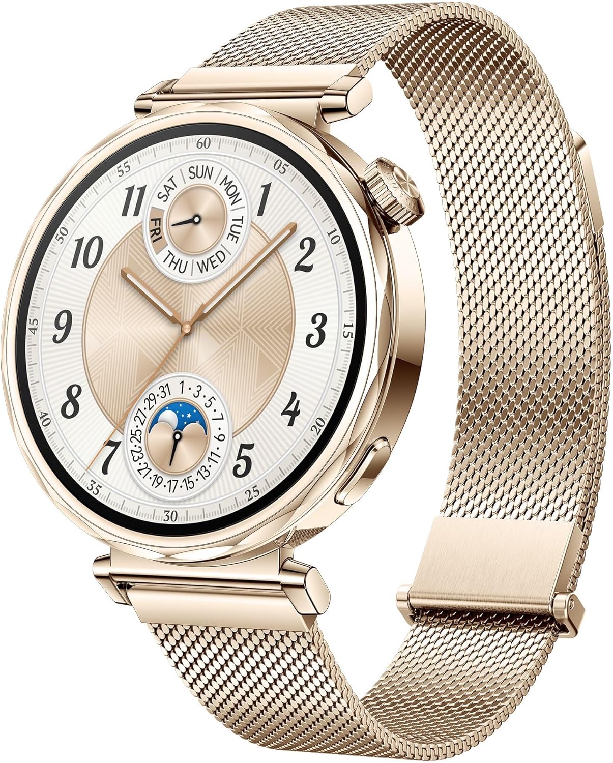 HUAWEI WATCH GT5 41mm Smartwatch, upto7 Days Battery Life,Sharp-Edged Design Watch, Health Tracking, iOS & Android Compatible, 3 Months HUAWEI Care+, Gold